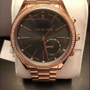 Rose Gold, Michael Kors Access Hybrid Runway Watch